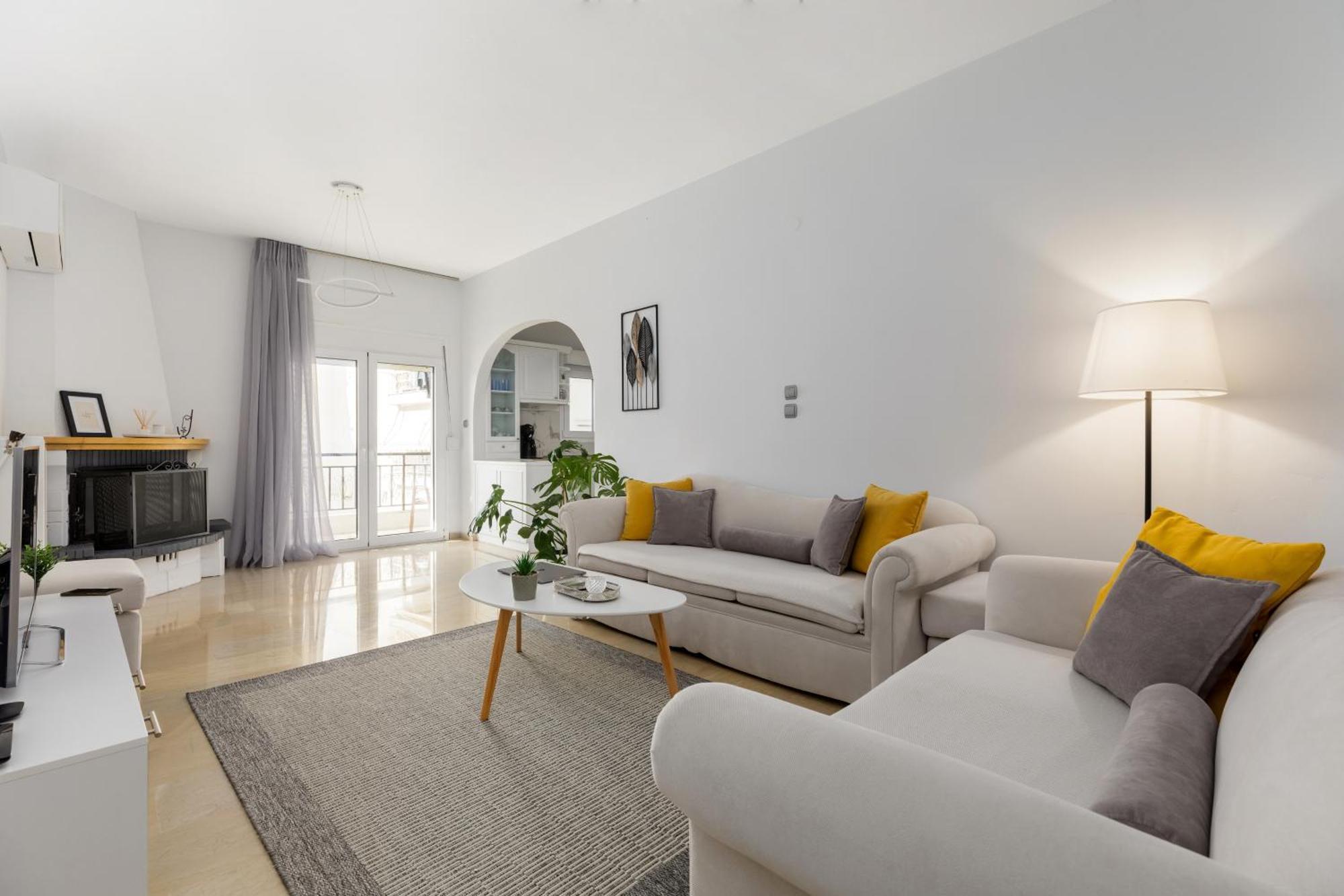 53 Central Luxury Apartment Kalamaria Soluň Exteriér fotografie